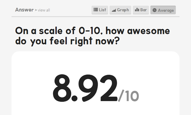 View stats on your answers